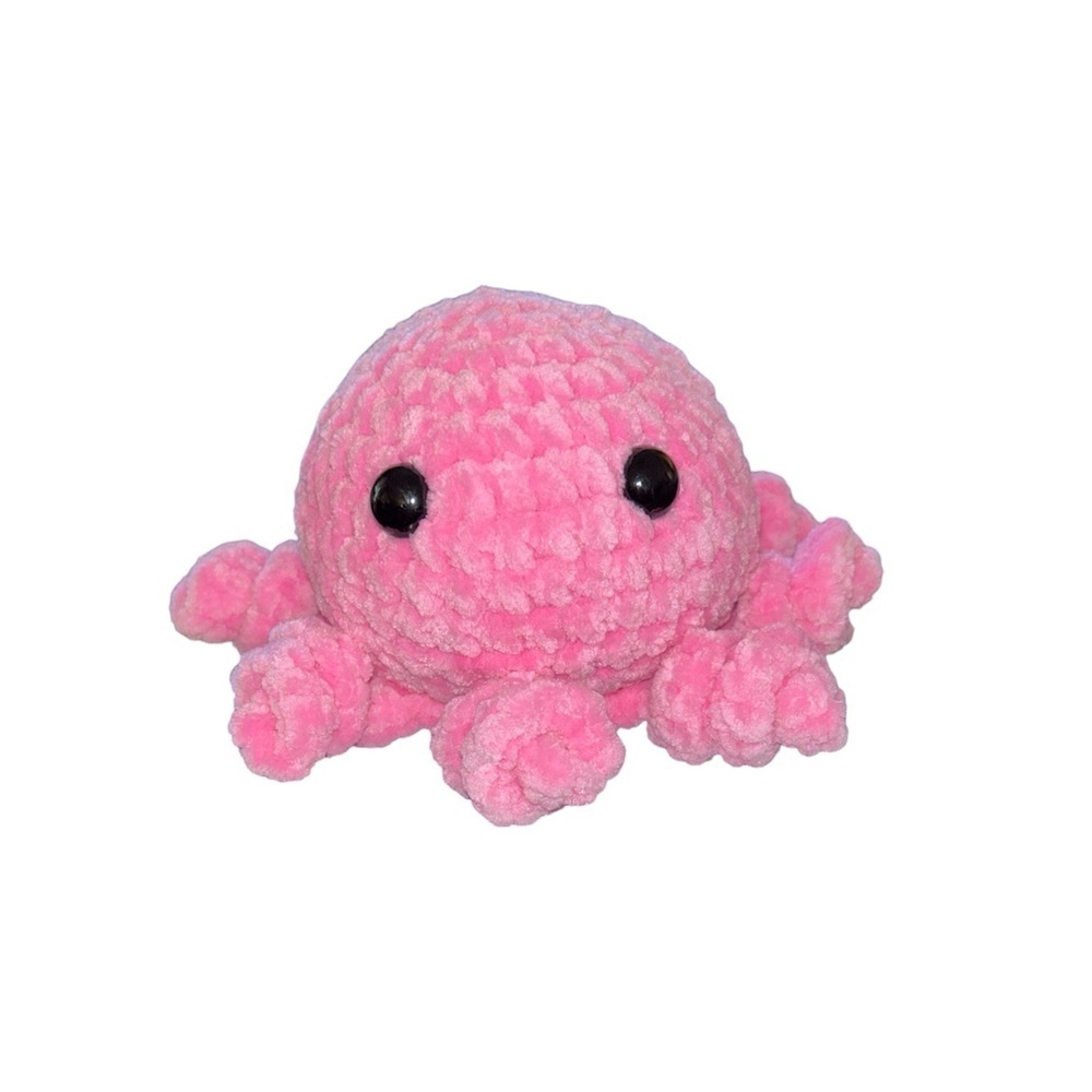 Crochet Octopus Plush Amigurumi  4” X 6”